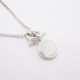 【6jfb0601-k】エルメス ネックレス セリエ アミュレット シルバー925【中古】レディース