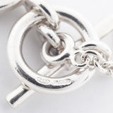 【6jfb0601-k】エルメス ネックレス セリエ アミュレット シルバー925【中古】レディース