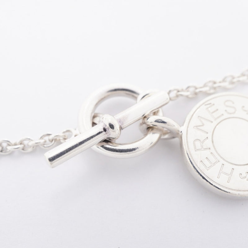 【6jfb0601-k】エルメス ネックレス セリエ アミュレット シルバー925【中古】レディース