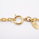 【6jfb0605-k】シャネル ネックレス ヴィンテージ ココマーク 丸型 サークル GPメッキ ゴールド【中古】レディース