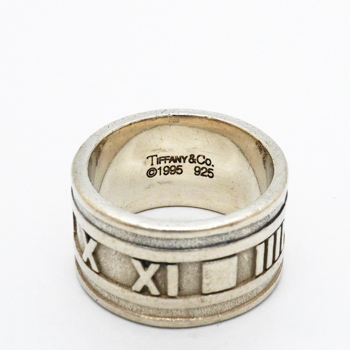 【6jfb0606-k】ティファニー リング アトラス ワイド シルバー925 12.5号【中古】レディース