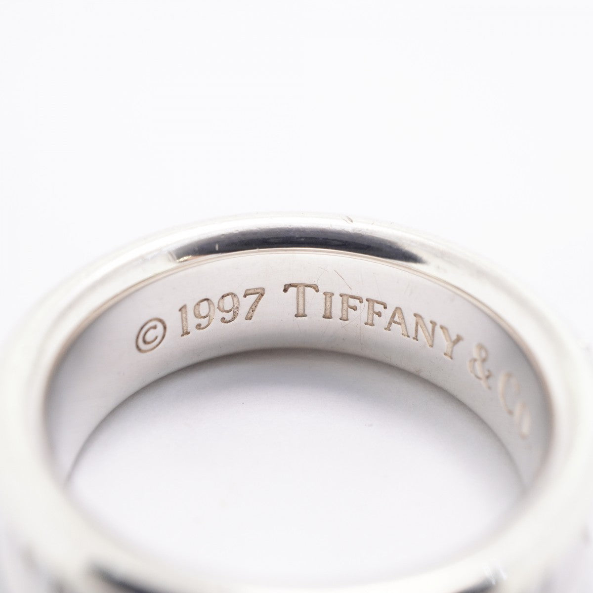 【6jfb0616-k】ティファニー リング ナロー シルバー925 15号【中古】レディース