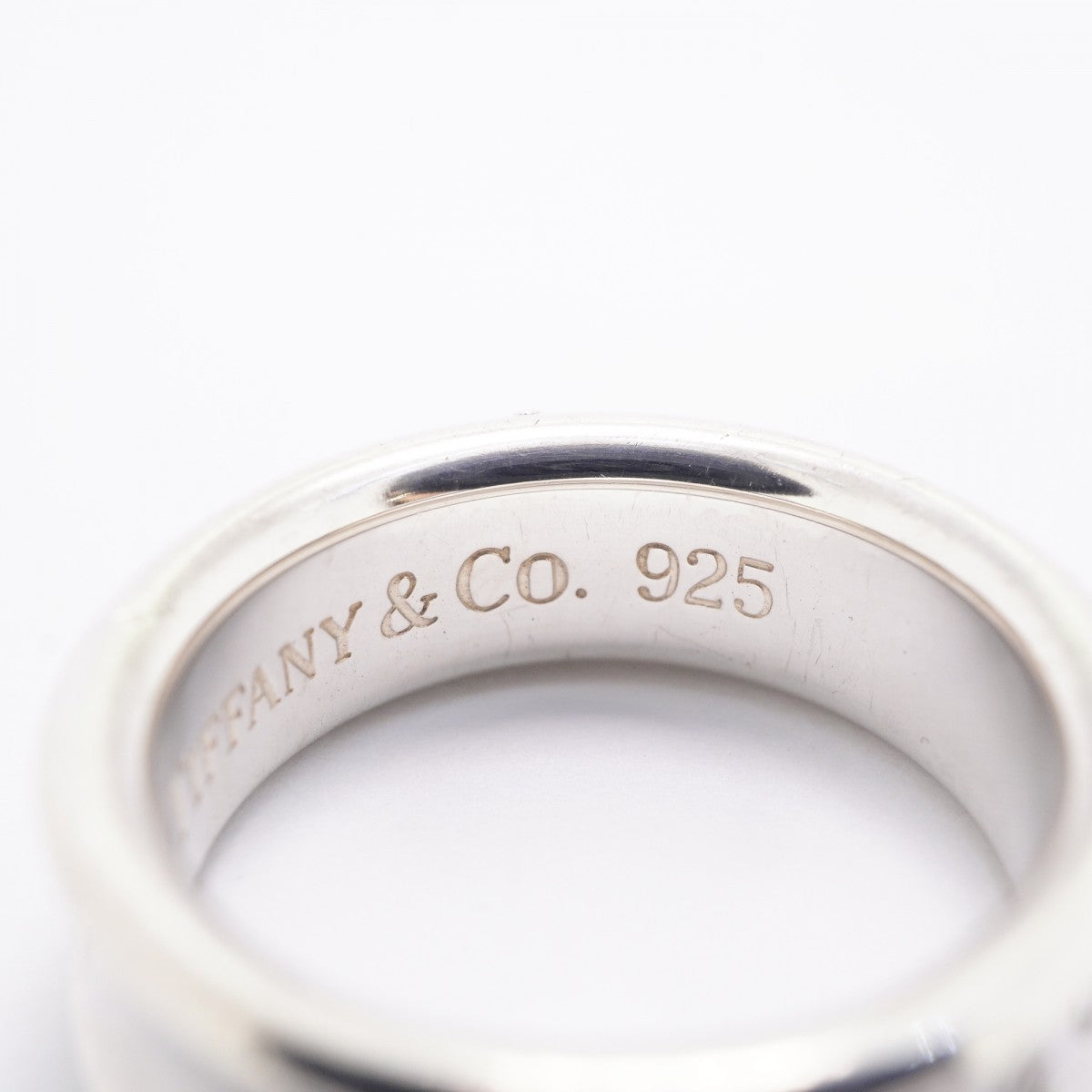 【6jfb0616-k】ティファニー リング ナロー シルバー925 15号【中古】レディース