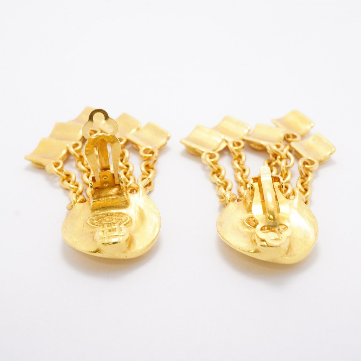 【6jfb0618-k】シャネル イヤリング ヴィンテージ ココマーク GPメッキ ゴールド【中古】レディース