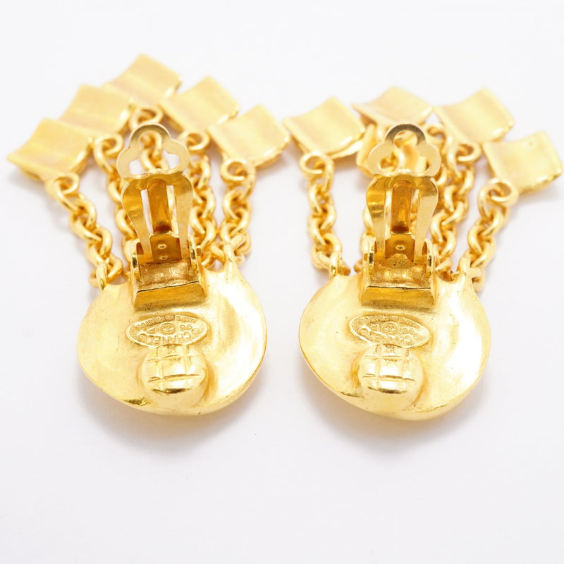 【6jfb0618-k】シャネル イヤリング ヴィンテージ ココマーク GPメッキ ゴールド【中古】レディース