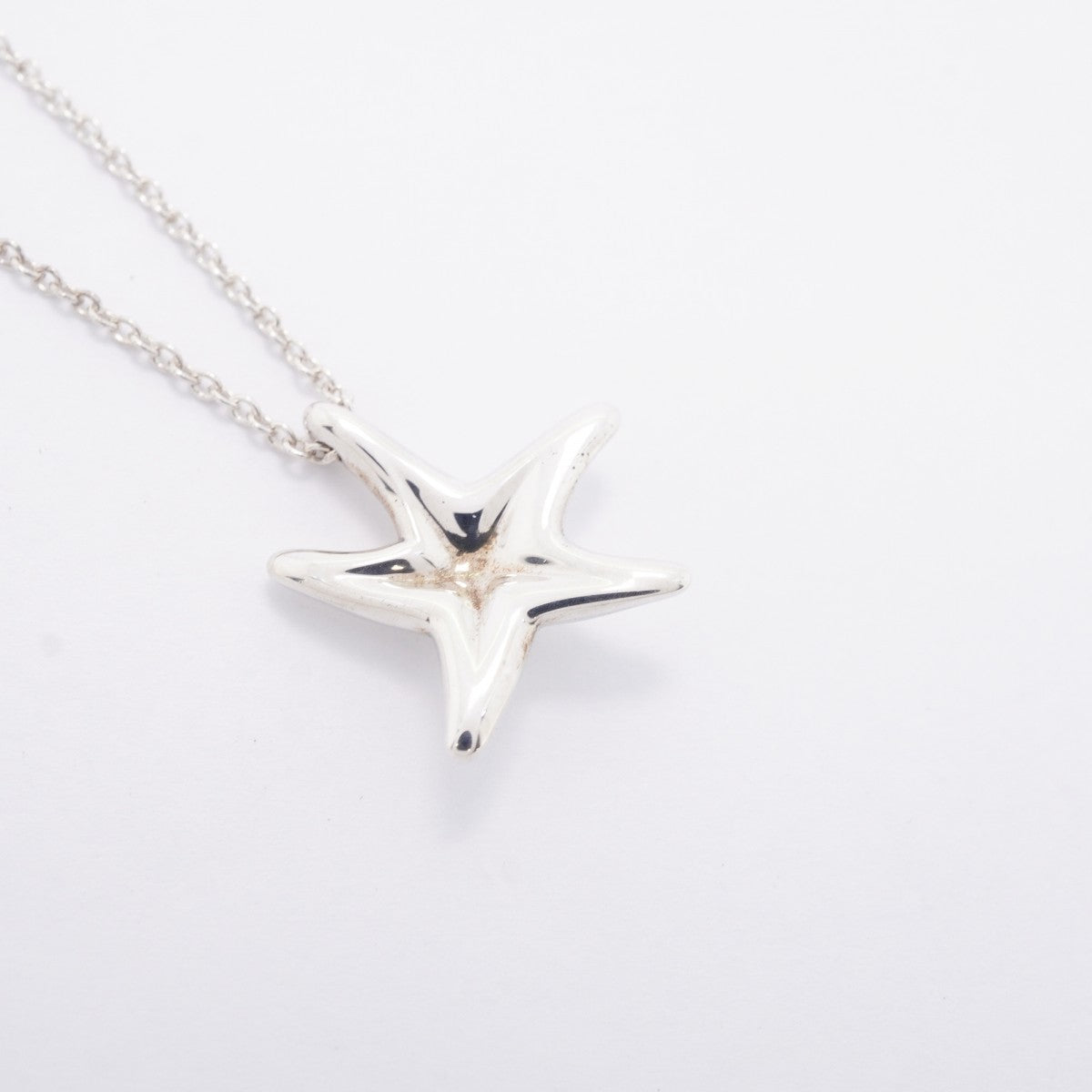 【6jfb0623-k】ティファニー ネックレス スターフィッシュ シルバー925【中古】レディース