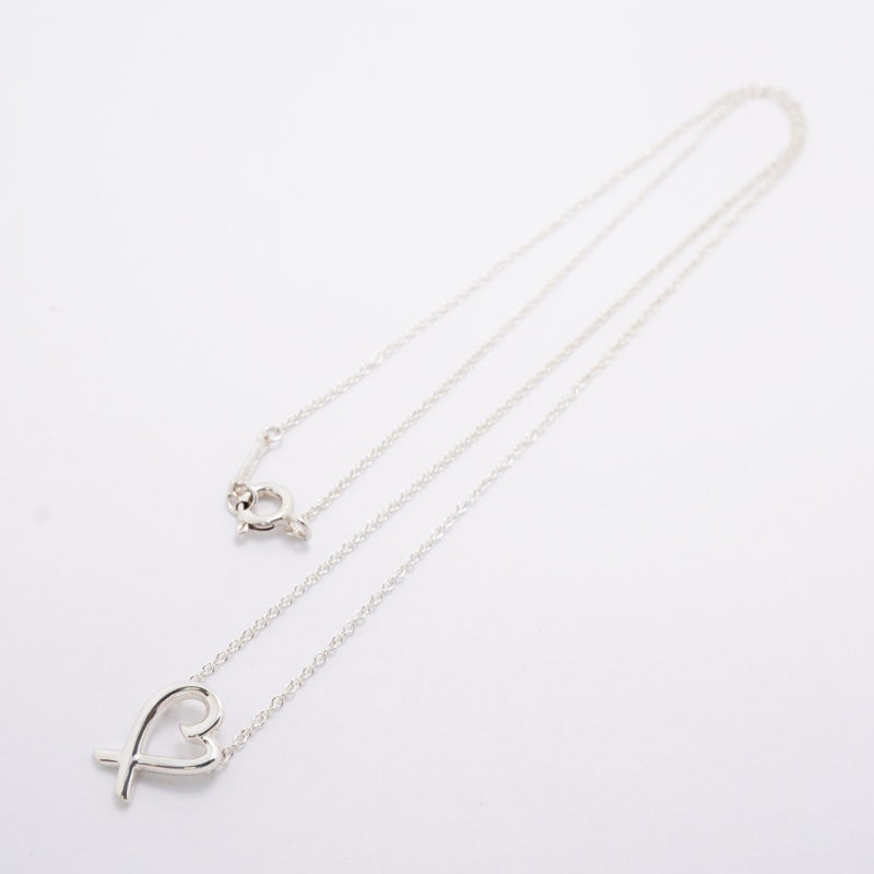 【6jfb0625-k】ティファニー ネックレス ラビングハート シルバー925【中古】レディース