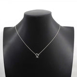 【6jfb0625-k】ティファニー ネックレス ラビングハート シルバー925【中古】レディース