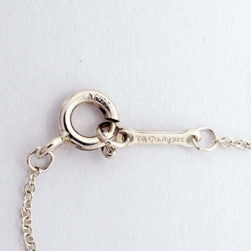 【6jfb0625-k】ティファニー ネックレス ラビングハート シルバー925【中古】レディース