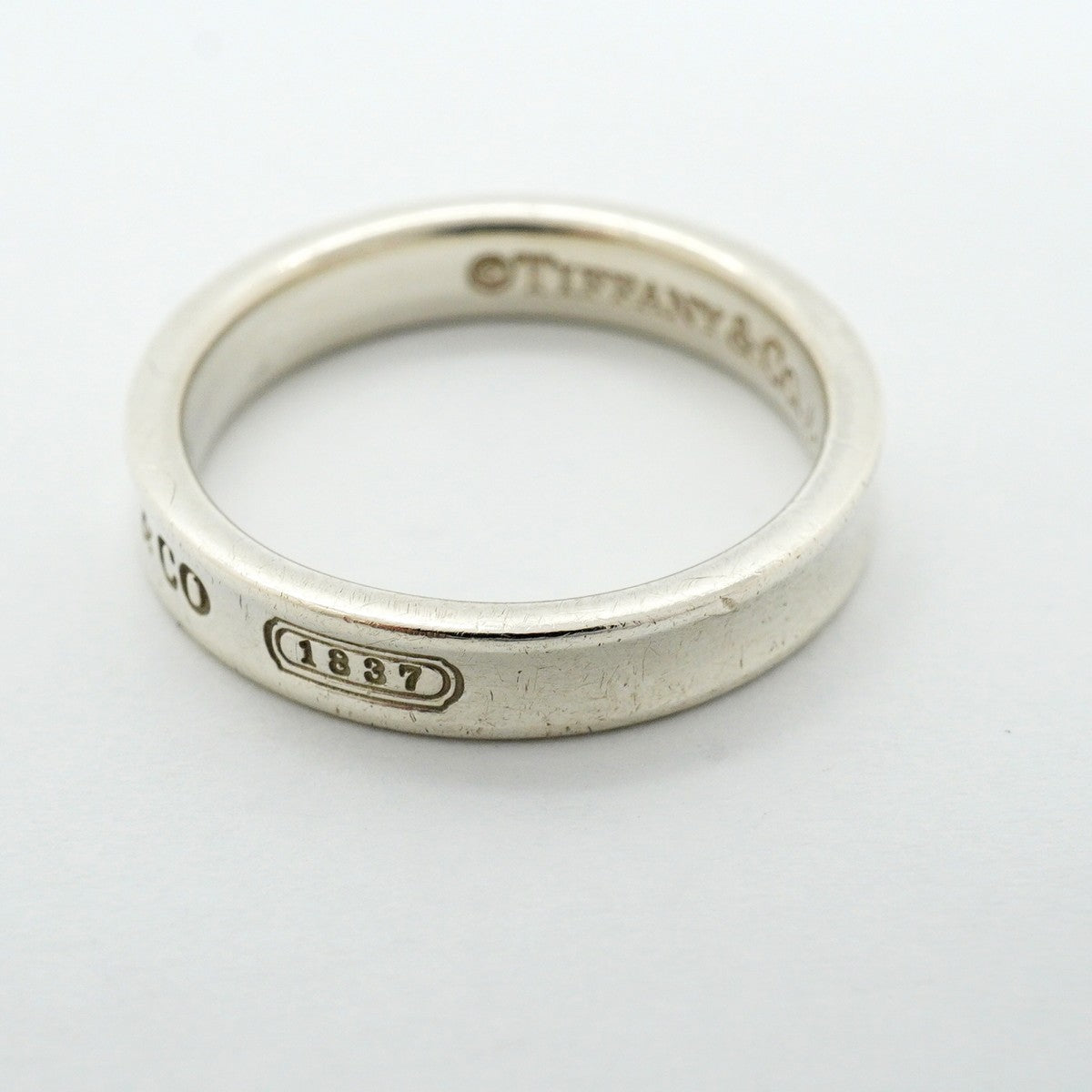 【6jfb0626-k】ティファニー リング ナロー シルバー925 17.5号【中古】レディース