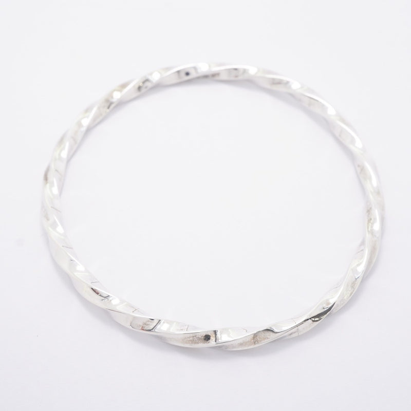 【6jfb0650-k】ティファニー バングル ツイスト シルバー925【中古】メンズ レディース ユニセックス