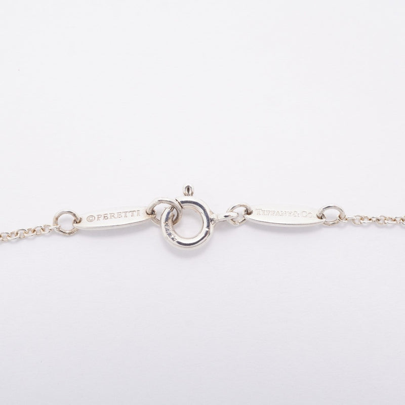【6jfb0651-k】ティファニー ネックレス オープンハート シルバー925【中古】レディース