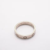 【6jfb0657】カルティエ リング ミニラブ K18WG ホワイトゴールド ＃50【中古】レディース