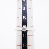 【6jfb0658】ティファニー リング ソリティア 1PD Pt950 プラチナ ダイヤモンド 0.23ct 11.5号【中古】レディース