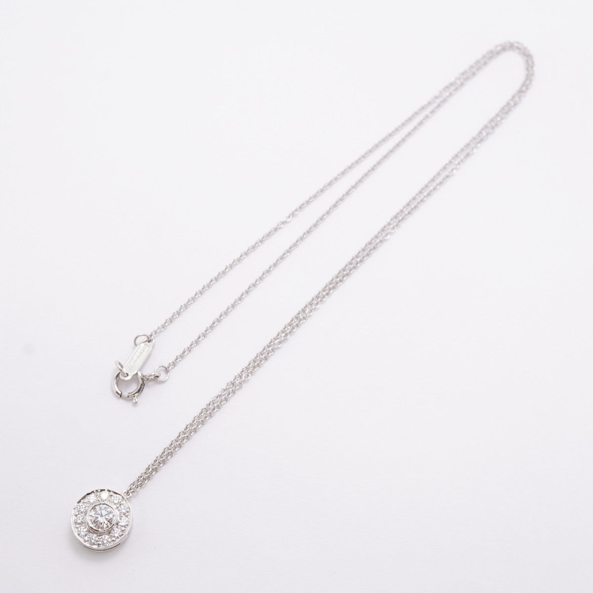 【6jfb0661】ティファニー ネックレス サークレット Pt950 プラチナ ダイヤモンド【中古】レディース