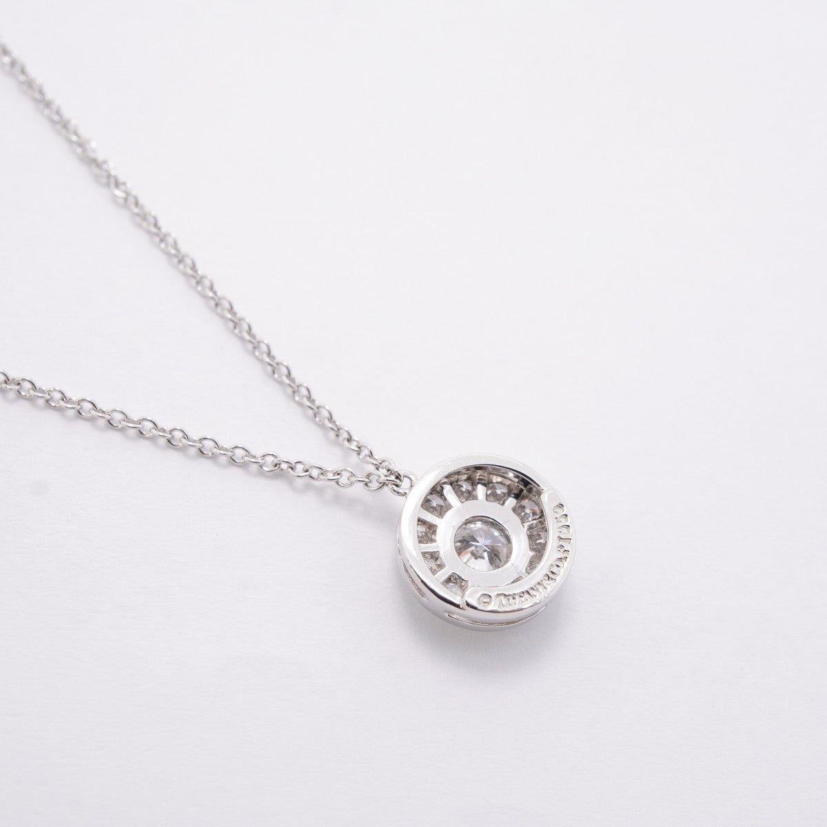 【6jfb0661】ティファニー ネックレス サークレット Pt950 プラチナ ダイヤモンド【中古】レディース