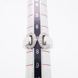 【6jfb0663】カルティエ リング 2C ブークルセ K18WG ホワイトゴールド ダイヤモンド ＃47【中古】レディース