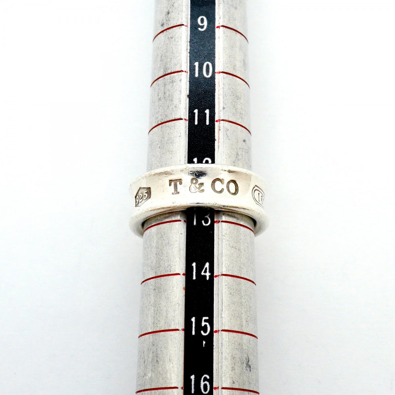 【6jfb0666-k】ティファニー リング ナロー シルバー925 12.5号【中古】レディース