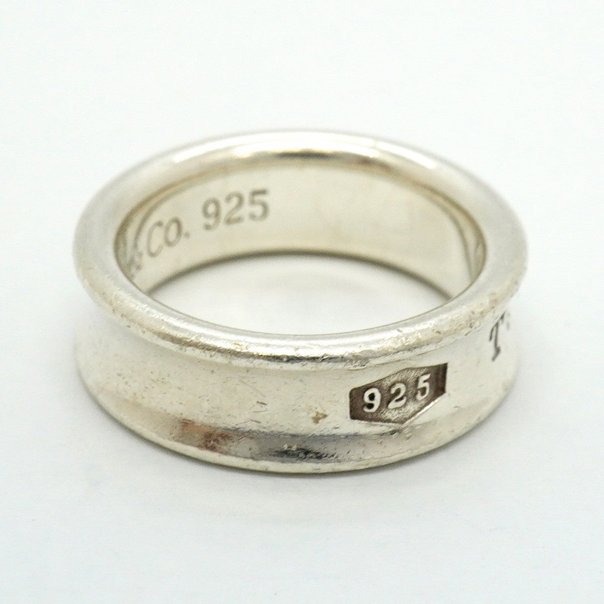 【6jfb0666-k】ティファニー リング ナロー シルバー925 12.5号【中古】レディース