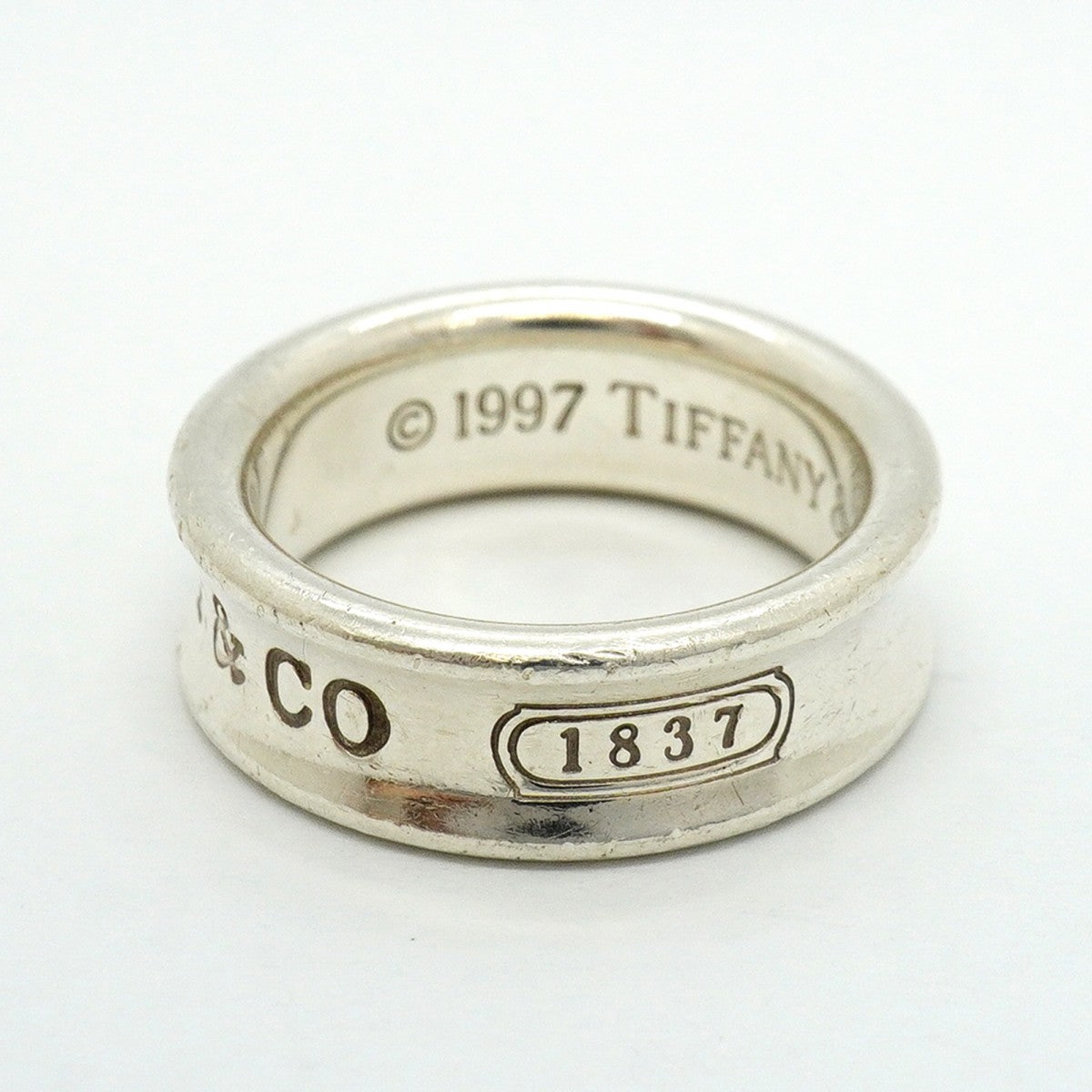【6jfb0666-k】ティファニー リング ナロー シルバー925 12.5号【中古】レディース