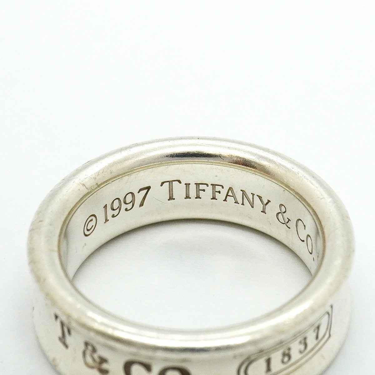 【6jfb0666-k】ティファニー リング ナロー シルバー925 12.5号【中古】レディース
