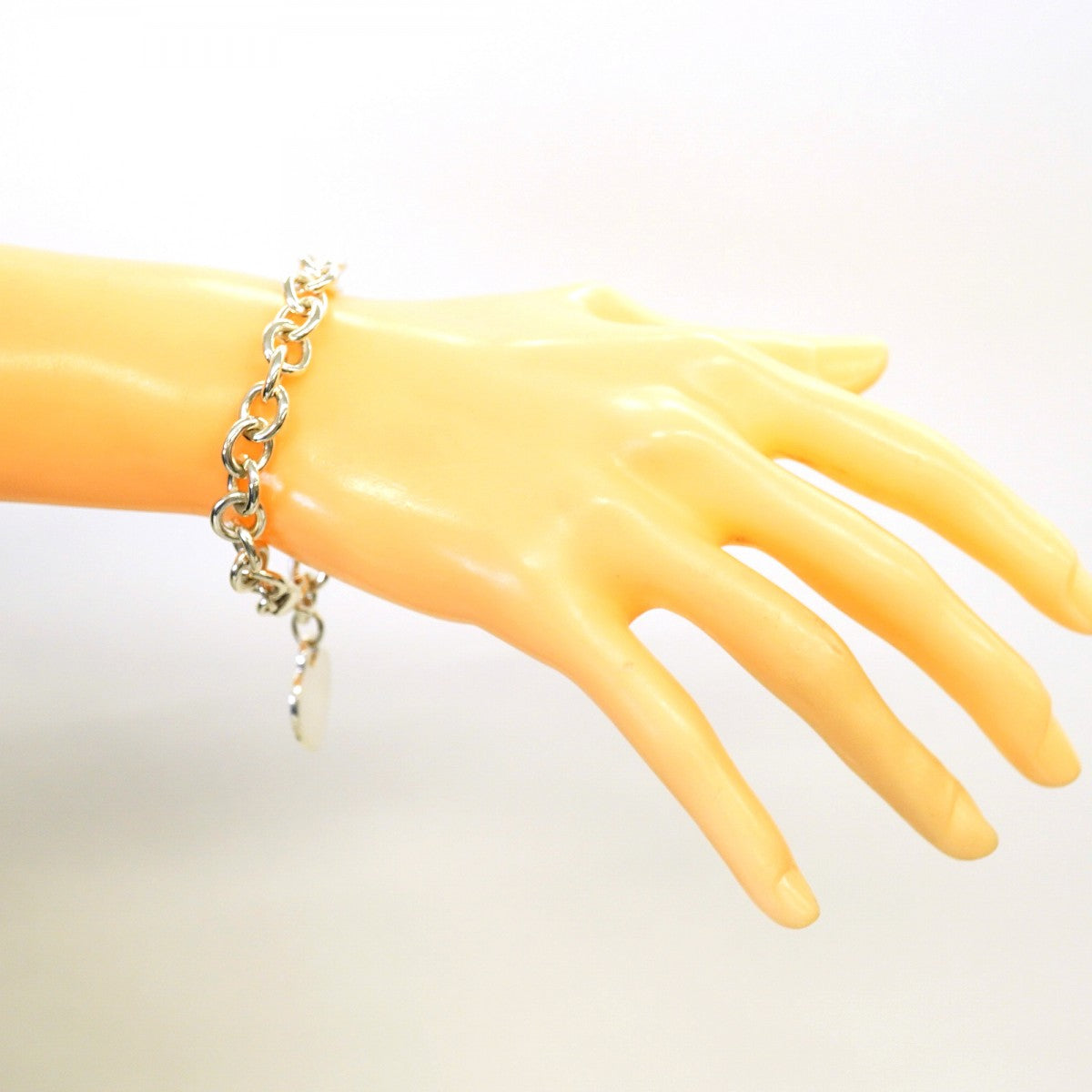 【6jfb0669-k】ティファニー ブレスレット ハートタグ シルバー925【中古】レディース