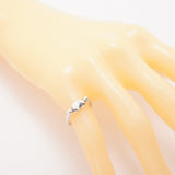 【6jfb0678-k】ティファニー リング ビーン シルバー925 8.5号【中古】レディース