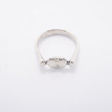 【6jfb0678-k】ティファニー リング ビーン シルバー925 8.5号【中古】レディース