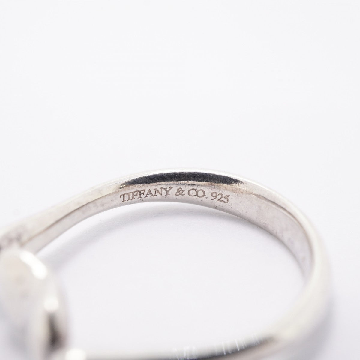 【6jfb0678-k】ティファニー リング ビーン シルバー925 8.5号【中古】レディース