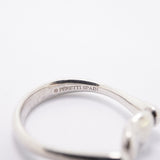 【6jfb0678-k】ティファニー リング ビーン シルバー925 8.5号【中古】レディース