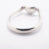 【6jfb0678-k】ティファニー リング ビーン シルバー925 8.5号【中古】レディース
