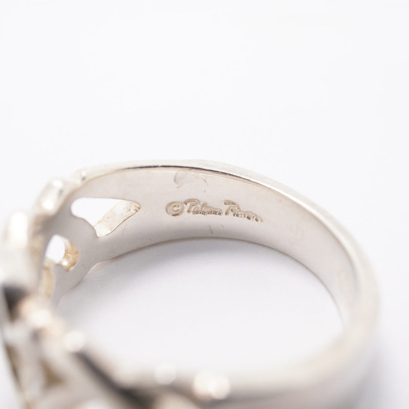 【6jfb0679-k】ティファニー リング トリプルラビングハート シルバー925 9号【中古】レディース