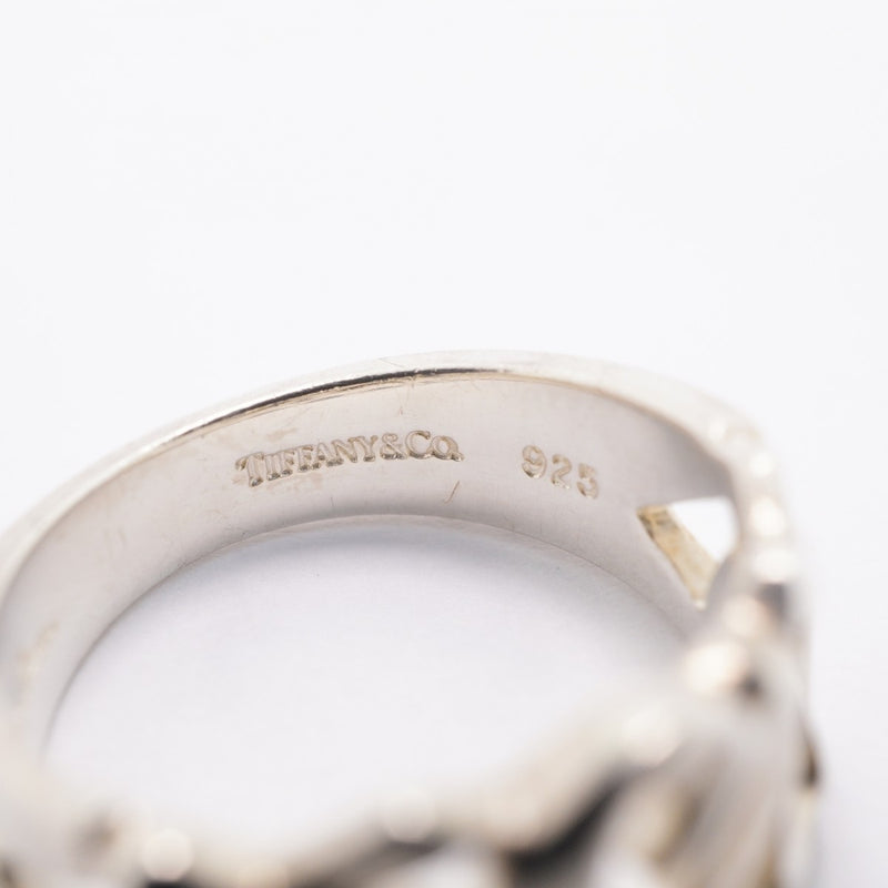 【6jfb0679-k】ティファニー リング トリプルラビングハート シルバー925 9号【中古】レディース