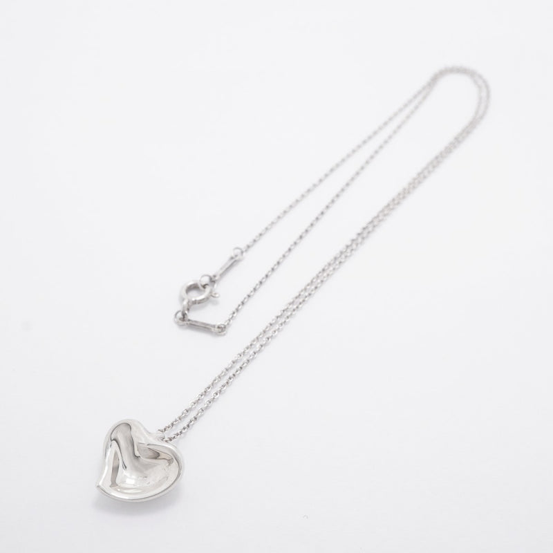 【6jfb0681-k】ティファニー ネックレス フルハート シルバー925【中古】レディース