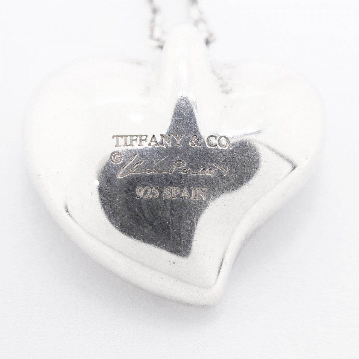 【6jfb0681-k】ティファニー ネックレス フルハート シルバー925【中古】レディース