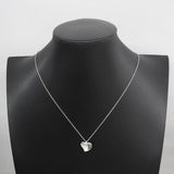 【6jfb0681-k】ティファニー ネックレス フルハート シルバー925【中古】レディース