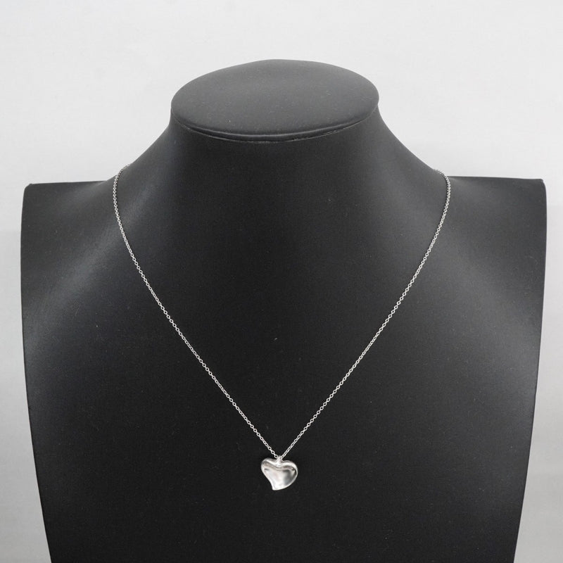 【6jfb0681-k】ティファニー ネックレス フルハート シルバー925【中古】レディース
