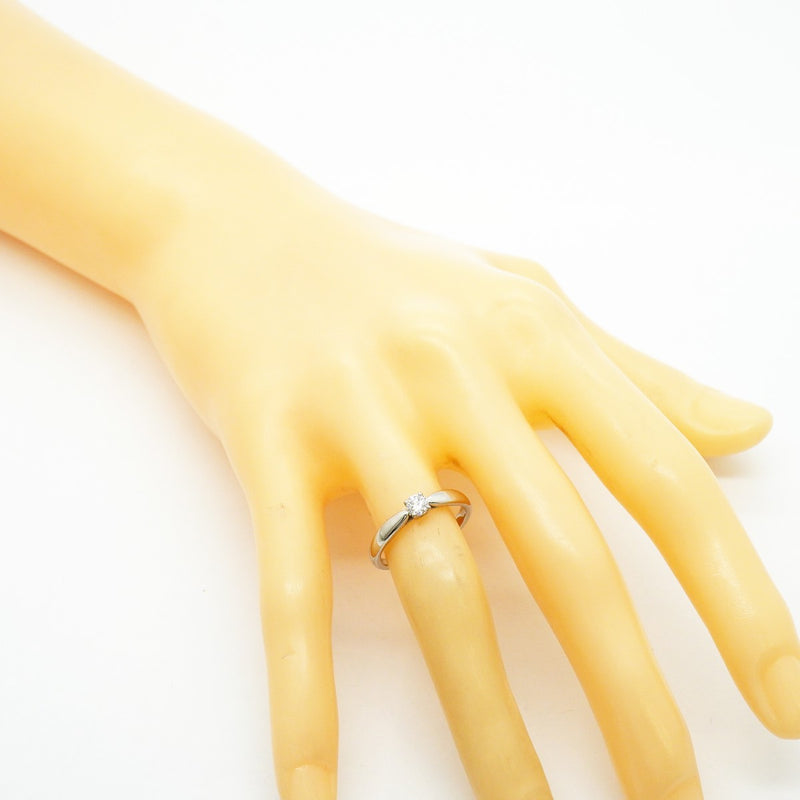 【6jfb0690】ティファニー リング ハーモニー 1PD Pt950 プラチナ ダイヤモンド 0.18ct 11.5号【中古】レディース