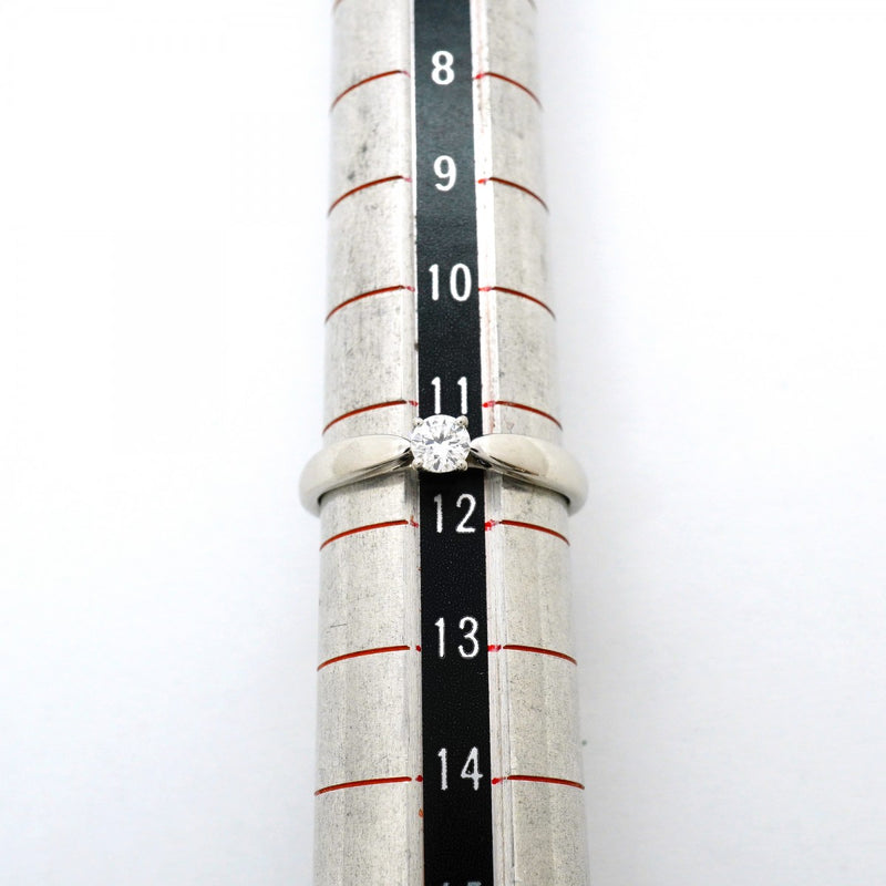 【6jfb0690】ティファニー リング ハーモニー 1PD Pt950 プラチナ ダイヤモンド 0.18ct 11.5号【中古】レディース