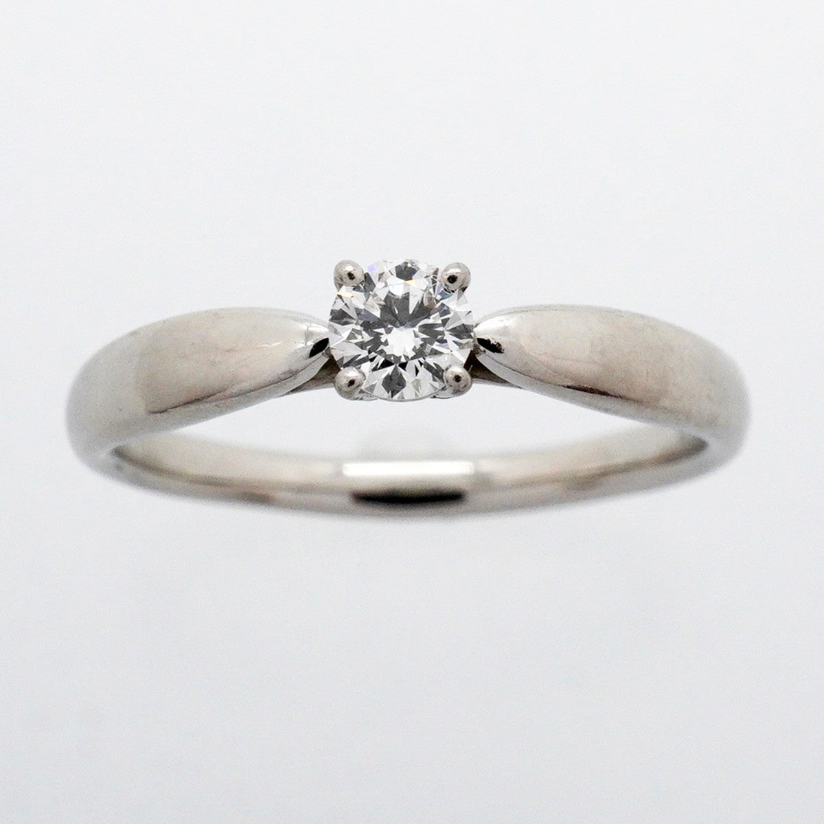 【6jfb0690】ティファニー リング ハーモニー 1PD Pt950 プラチナ ダイヤモンド 0.18ct 11.5号【中古】レディース