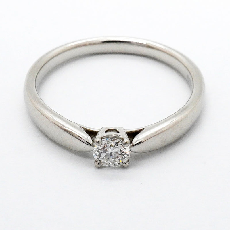 【6jfb0690】ティファニー リング ハーモニー 1PD Pt950 プラチナ ダイヤモンド 0.18ct 11.5号【中古】レディース