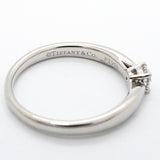 【6jfb0690】ティファニー リング ハーモニー 1PD Pt950 プラチナ ダイヤモンド 0.18ct 11.5号【中古】レディース