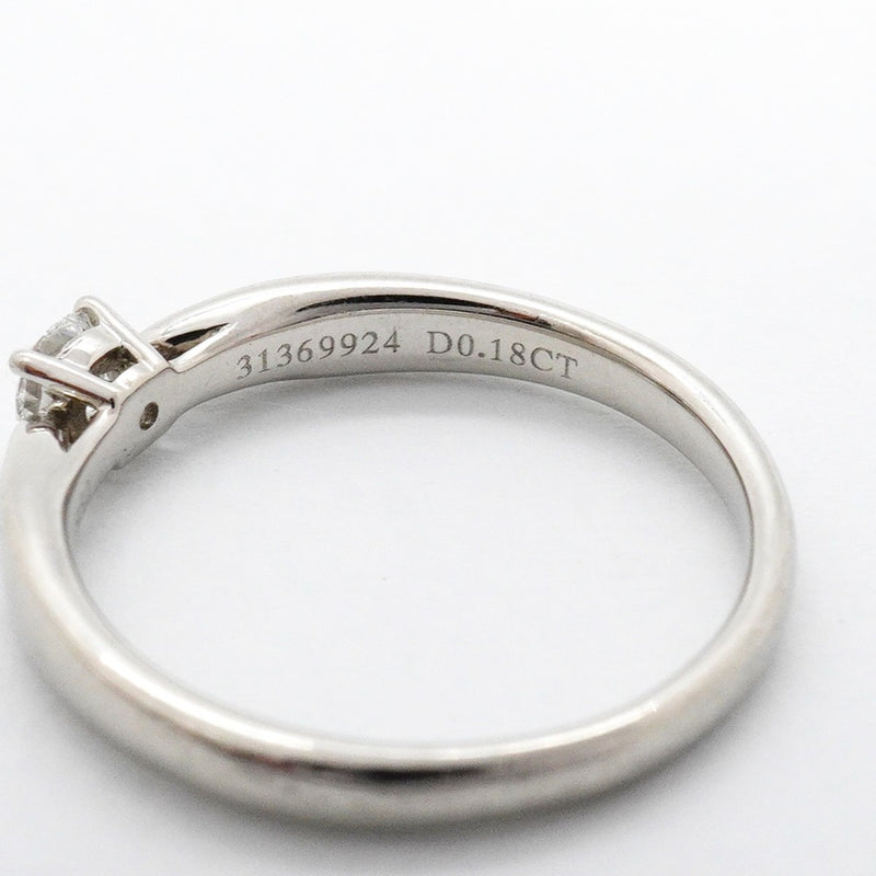 【6jfb0690】ティファニー リング ハーモニー 1PD Pt950 プラチナ ダイヤモンド 0.18ct 11.5号【中古】レディース