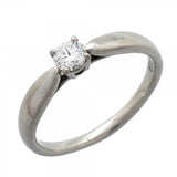 【6jfb0690】ティファニー リング ハーモニー 1PD Pt950 プラチナ ダイヤモンド 0.18ct 11.5号【中古】レディース