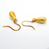 【6jfb0692】ティファニー ピアス ティアドロップ K18YG イエローゴールド【中古】レディース