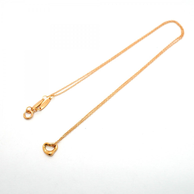 【6jfb0695】ティファニー ネックレス オープンハート K18PG ピンクゴールド【中古】レディース