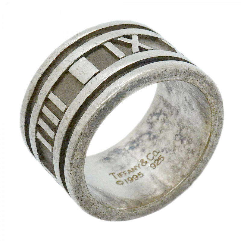 【6jfb0700】ティファニー リング アトラス ワイド シルバー925 13.5号【中古】レディース