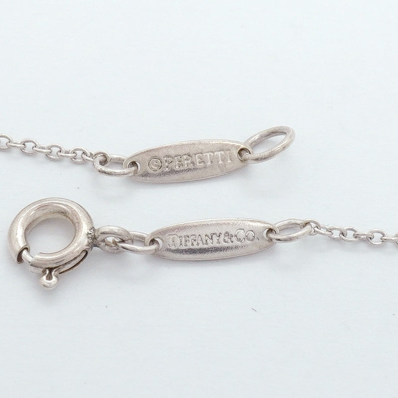 【6jfb0703】ティファニー ネックレス オープンハート シルバー925【中古】レディース