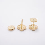 【6jfb0710】ヴァンクリーフ＆アーペル ピアス スウィート アルハンブラ K18YG イエローゴールド オニキス ブラック【中古】レディース