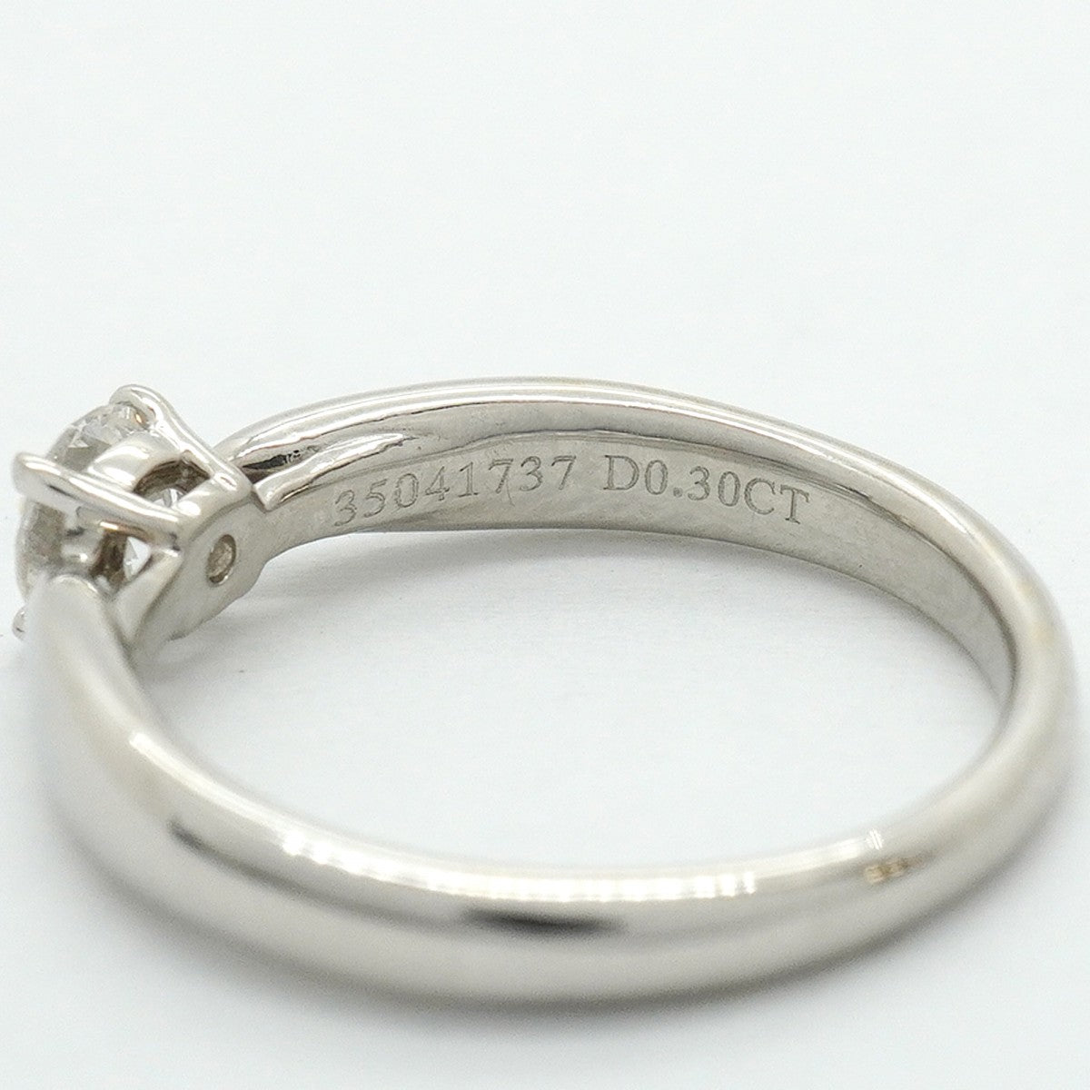 【6jfb0711】ティファニー リング ハーモニー 1PD Pt950 プラチナ ダイヤモンド 0.30ct 6.5号【中古】レディース